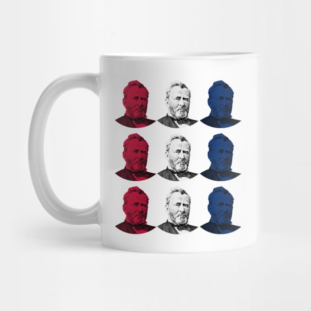 Ulysses S. Grant - Red, White, and Blue by warishellstore